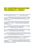 BPK 105 MIDTERM EXAM QUESTIONS AND ANSWERS ALL CORRECT