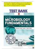 Test Bank For Microbiology Fundamentals A Clinical Approach 2024 Release Marjorie Kelly Cowan&comma; Heidi Smith and Jennifer Lusk Chapter 1-22 &vert; Complete Solution Guide&period;