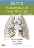 test bank of egan fundamentals of respiratory care 10th  complete newest solution 
