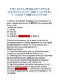 CPCU 500 EXAM 2026-2027 NEWEST QUESTIONS AND CORRECT ANSWERS &vert; A&plus; GRADE VERIFIED ANSWERS
