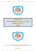 FAC3702 - ASSIGNMENT 2 SOLUTIONS SEMESTER 1 2026