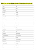 SPA 212 Test 2 Vocab UPDATED ACTUAL Questions And Correct Answers 
