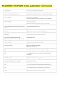 SPC3210 EXAM 1 FSU UPDATED ACTUAL Questions And Correct Answers 
