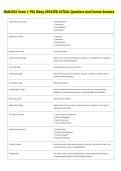 MAN4301 Exam 1 FSU Wang UPDATED ACTUAL Questions And Correct Answers 