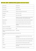 SPM 3001 EXAM 1 UPDATED ACTUAL Questions And Correct Answers