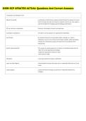 SHRM-SCP UPDATED ACTUAL Questions And Correct Answers 