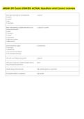 ARDMS SPI Exam UPDATED ACTUAL Questions And Correct Answers