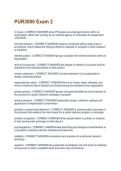 PUR3000 Exam 2 Questions And Answers Rated A&plus; New Update Assured Satisfaction