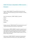 NUR 345 Exam 2 Questions With Correct Answers