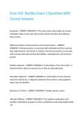 Econ 102- Buckley Exam 1 Questions With Correct Answers&period;