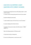 UIUC ECON 102 MIDTERM 1 EXAM QUESTIONS WITH CORRECT ANSWERS&period;