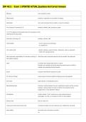 ISM 4011 - Exam 1 UPDATED ACTUAL Questions And Correct Answers 