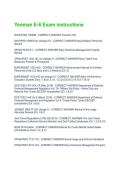 Yeoman E-6 Exam instructions Questions And Answers Rated A&plus; New Update Assured Satisfaction