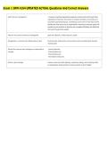Exam 1 SPM 4154 UPDATED ACTUAL Questions And Correct Answers 