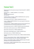 Yeoman Test 3 Questions and answers latest update