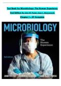 TEST BANK For Microbiology&colon; The Human Experience &lpar;Second Edition&rpar; By&colon; John W&period; Foster&semi; Zarrintaj Aliabadi&semi; Joan L&period; Slonczewski &vert; Verified Chapter's 1 - 27 &vert; Complete