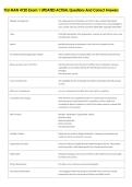 FSU MAN 4720 Exam 1 UPDATED ACTUAL Questions And Correct Answers 