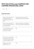 FSVO-Test ACTUAL exam&colon; QUESTION AND ANSWERS UPDATED 2026 LATEST