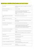NUR 250 Exam 2 UPDATED ACTUAL Questions And Correct Answers 