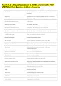 Module 1 &comma; 2&comma; & 3 key concepts &lpar;exam 1&rpar;&colon; NUR 356 &lpar;mental health&rpar; AZCN  UPDATED ACTUAL Questions And Correct Answers 