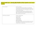 Mental Health Exam 1 &lpar;Nursing 250&rpar; UPDATED ACTUAL Questions And Correct  Answers