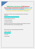 NR565 Week 8 Final Exam Due October 25th 2026 Complete 100 Actual Exam Questions and Answers Examplify Online Proctored Exam NR565 Advanced Pharmacology Fundamentals &vert; 100&percnt; Pass Guaranteed &vert; Graded A&plus; &vert;