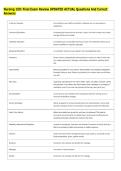Nursing 150&colon; Final Exam Review UPDATED ACTUAL Questions And Correct  Answers 