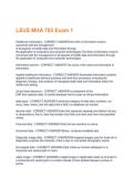 LSUS MHA 705 Exam 1 Questions and answers latest update