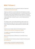 MHA 710 Exam 2 Questions With Correct Solutions&comma; Already Passed&excl;&excl;
