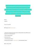 Nagelhout Physics & Chemistry Review Exam -  Advanced Practice 2026&vert;2027 Questions and  Answers with Complete A&plus; Solutions 100&percnt; Correct  &lpar;on Gas Laws&comma; Vapor Pressure&comma; Diffusion&comma; Flow  Dynamics&comma; Solubility&comma; Temperature & Anesthesia  Principles&rpar;
