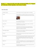 NGA 85 &sol; 71 - Meter Assembly AOCs &lpar;85&rpar; and Marking Utilities &lpar;71&rpar; &ast;Original  Set&ast; UPDATED ACTUAL Questions And Correct Answers 