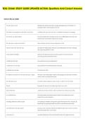 TEAS EXAM STUDY GUIDE UPDATED ACTUAL Questions And Correct Answers 