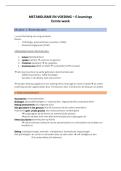Samenvatting metabolisme en voeding&colon; deel voeding &plus; deel metabolisme 