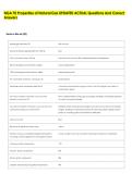 NGA 70 Properties of Natural Gas UPDATED ACTUAL Questions And Correct  Answers