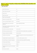 NGA 70 - AOCs & Properties of Natural Gas UPDATED ACTUAL Questions And  Correct Answers 
