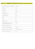 NGA 70 & 71 PROMETRICS UPDATED ACTUAL Questions And Correct Answers 