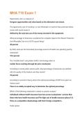 MHA 710 Exam 1 Questions And Answers With Verified Study Solutions Rated A&plus;