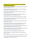 COP4600 LATEST 2026 EVALUATION TEST QUESTIONS AND ANSWERS GRADED 