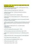 COP4600 LATEST 2026 PRACTICE EXAM QUESTIONS AND ANSWERS GRADED
