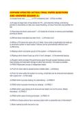 COP4600 UPDATED ACTUAL FINAL PAPER QUESTIONS AND ANSWERS GRADED