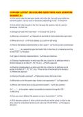 COP4600 LATEST 2026 EXAMS QUESTIONS AND ANSWERS GRADE