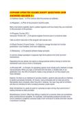 COP4600 UPDATED EXAMS SCRIPT QUESTIONS AND ANSWERS GRADED