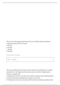PE PRAXIS 5095 ETS SAMPLE QUESTIONS WITH CORRECT ANSWERS