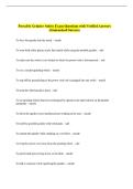 Portable Grinder Safety Exam Questions with Verified Answers  &lpar;Guaranteed Success&rpar; 