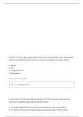 PRAXIS 5095 PHYSICAL EDUCATION QUESTIONS WITH CORRECT ANSWERS