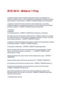 ISYE 6414 BUNDLE  VERIFIED QUESTIONS & ANSWERS&period;