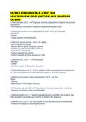 PAYROLL FUNDAMENTALS LATEST 2026 COMPREHENSIVE EXAM QUESTIONS AND SOLUTIONS RATED A&period;pdf  1