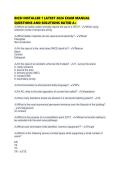 BICSI INSTALLER 1 LATEST 2026 EXAM MANUAL QUESTIONS AND SOLUTIONS RATED
