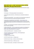 BICSI INSTALLER 2 LATEST 2026 MAIN FINALS COPPER QUESTIONS AND SOLUTIONS RATED