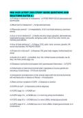 NSG 6420 LATEST 2026 STUDY GUIDE QUESTIONS AND SOLUTIONS RATED